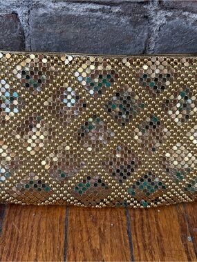 Bags By Marlo Gold Mesh Vintage 80s Handbag